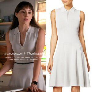 Jason Wu Thuya Knit Polo Dress With Flounce Hem ASO Spencer Hastings